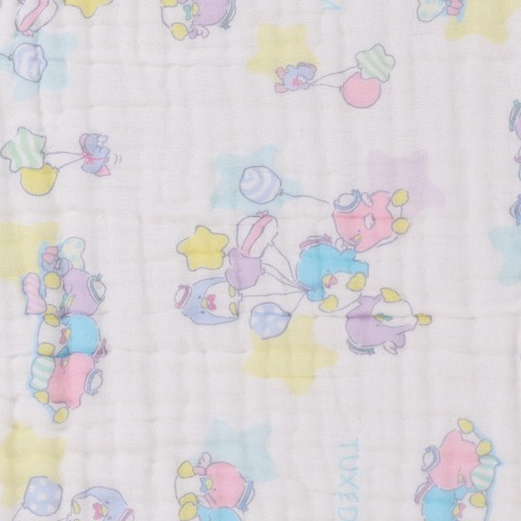 ガーゼブランケット（70㎝×100㎝）　タキシードサム