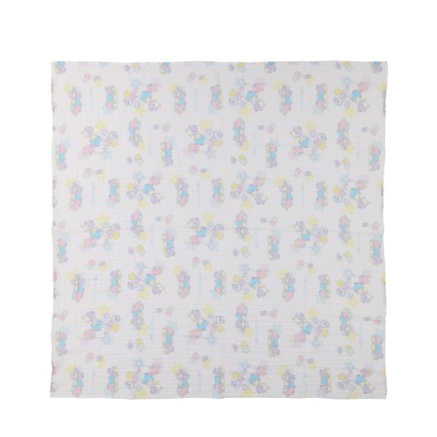 2枚組ガーゼブランケット（100㎝×100㎝）　タキシードサム