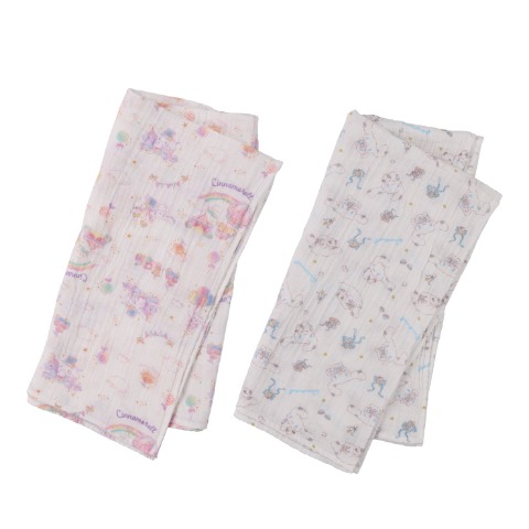 2枚組ガーゼブランケット（100㎝×100㎝）　シナモロール