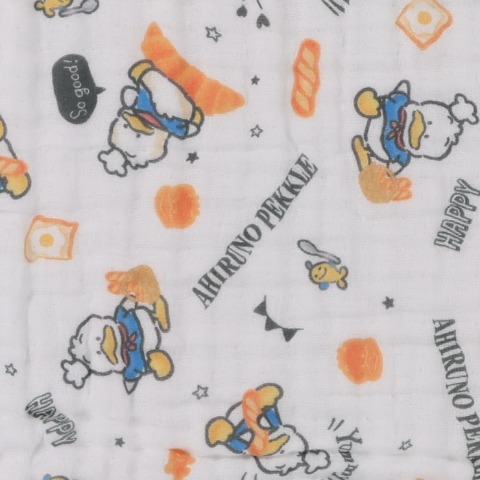 ガーゼブランケット（70㎝×100㎝）　あひるのペックル