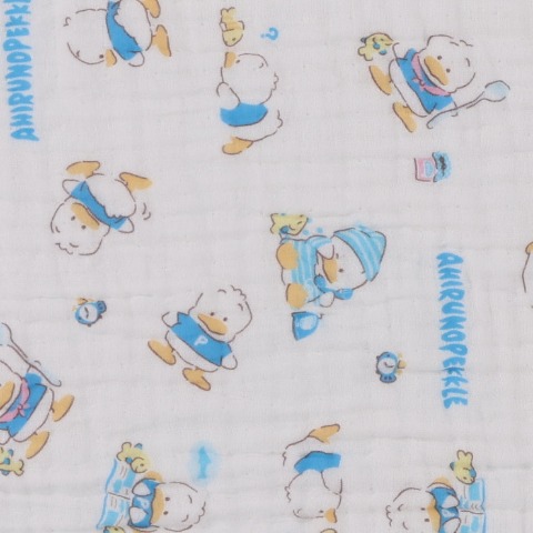 ガーゼブランケット（70㎝×100㎝）　あひるのペックル