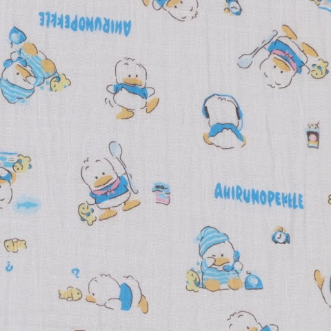 2枚組ガーゼブランケット（100㎝×100㎝）　あひるのペックル