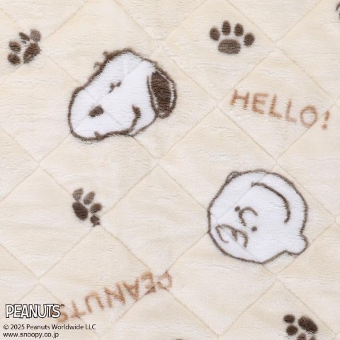 敷きパッド　70㎝×120㎝　（スヌーピー）