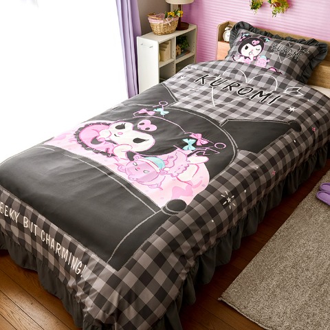 カバーリング2点セット（クロミ）まくらカバー+かけ布団カバー