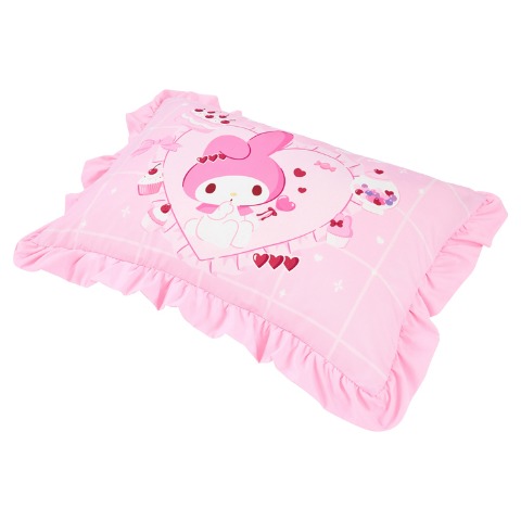 カバーリング2点セット（マイメロディ）まくらカバー+かけ布団カバー