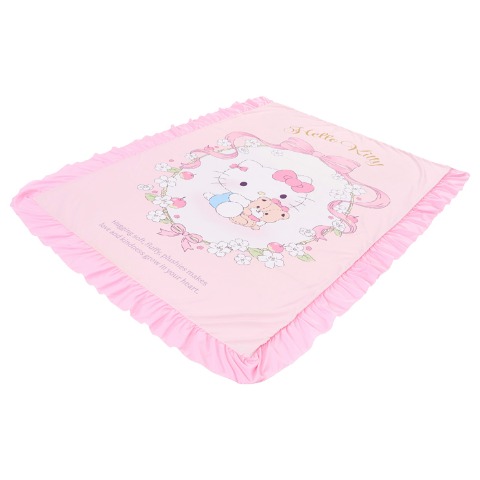 カバーリング2点セット（ハローキティ）まくらカバー+かけ布団カバー