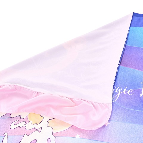 カバーリング2点セット（リトルマーメイド）まくらカバー+かけ布団カバー