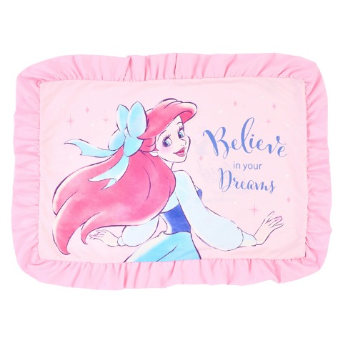 カバーリング2点セット（リトルマーメイド）まくらカバー+かけ布団カバー