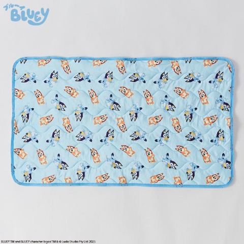 敷きパッド（70㎝×120㎝）　ブルーイ