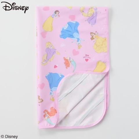 防水シーツ　（Disney　プリンセス）　70×120㎝ ピンク 210