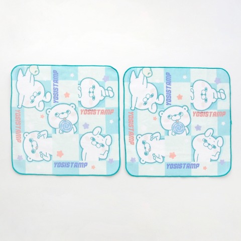 ハンドタオル 2枚組（ヨッシースタンプ）
