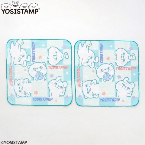 ハンドタオル 2枚組（ヨッシースタンプ）