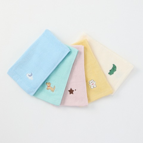 5枚組フェイスタオル