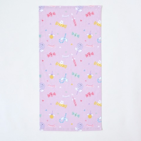 コンパクトバスタオル　50cm×100cm（めりあんず）