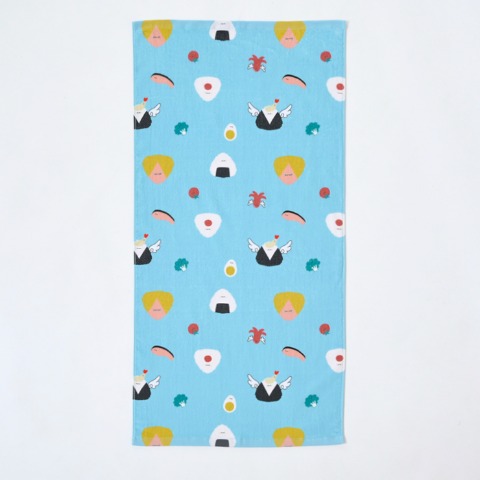 コンパクトバスタオル　50cm×100cm（めりあんず）