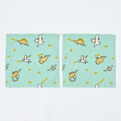 2枚組ハンドタオル　34㎝×35cm（めりあんず）