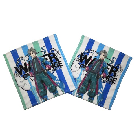 2枚組ハンドタオル　ウォーターチャレンジ　34㎝×35cm