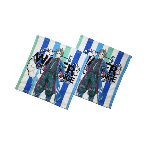 2枚組ハンドタオル　ウォーターチャレンジ　34㎝×35cm