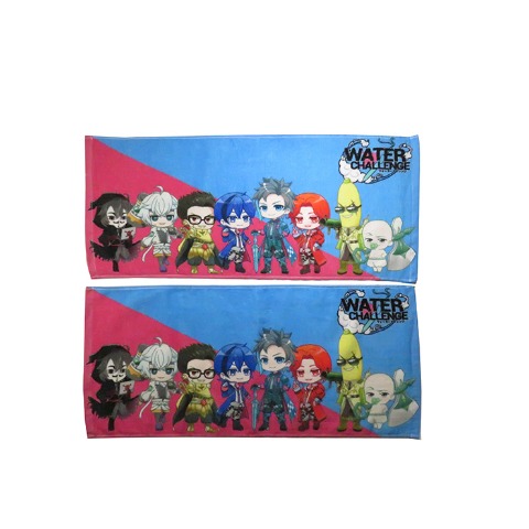 2枚組フェイスタオル　ウォーターチャレンジ　34㎝×75㎝