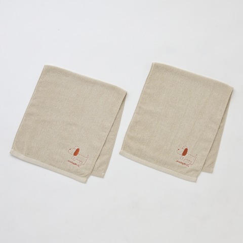 フェイスタオル　34㎝×80㎝