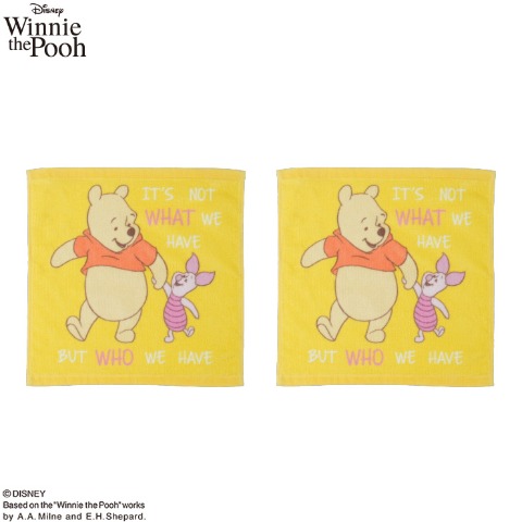 ハンドタオル2枚組（くまのプーさん） | バースデイ | しまむらパーク