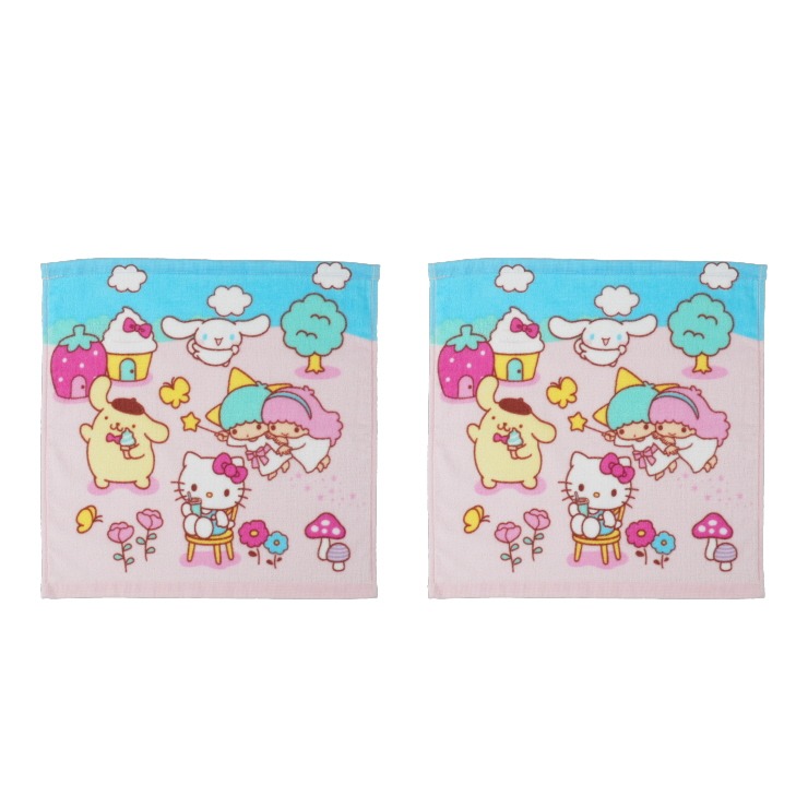 ハンドタオル2枚組（Sanrio Characters） | バースデイ | しまむらパーク