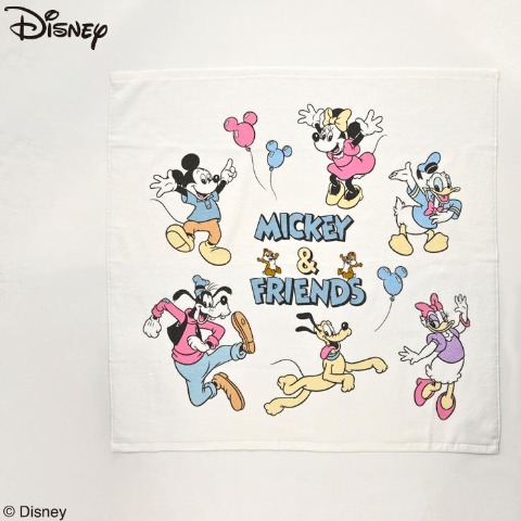 湯上げタオル（ミッキー＆フレンズ）