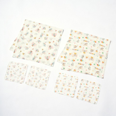 ガーゼ6点セット（ダンボ）