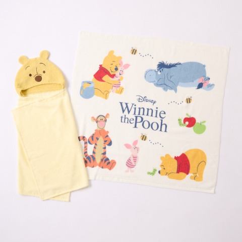 2枚組バスタオルセット（くまのプーさん）