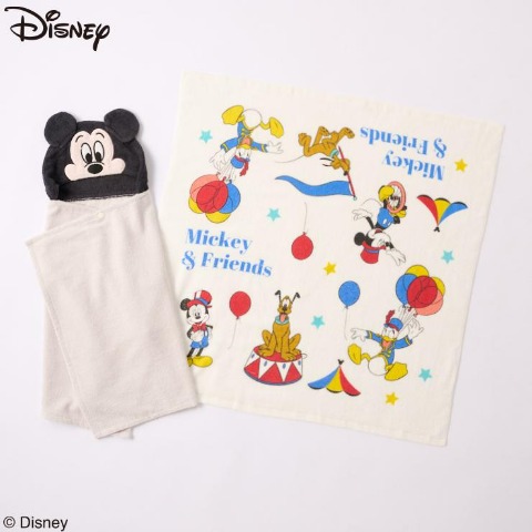 2枚組バスタオルセット（ミッキーマウス）