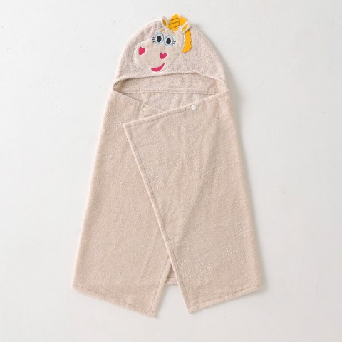 フード付きバスタオル