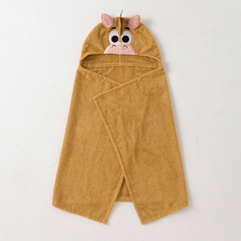 フード付きバスタオル