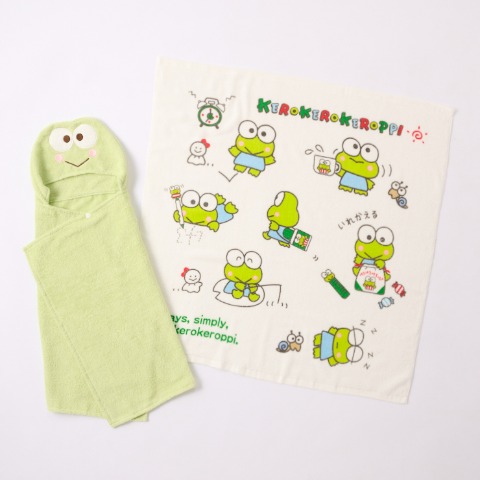 2枚組バスタオルセット（けろけろけろっぴ）