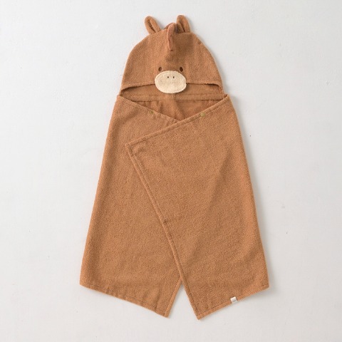 フード付きバスタオル