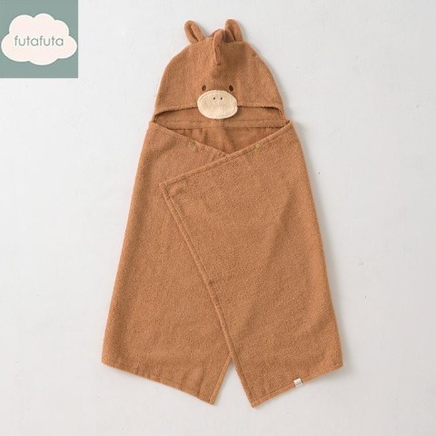 フード付きバスタオル