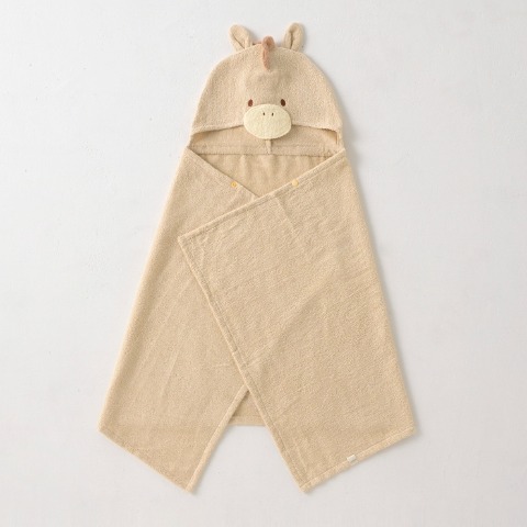 フード付きバスタオル