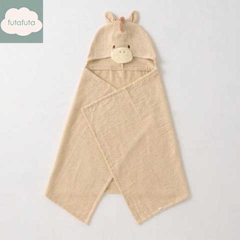 フード付きバスタオル