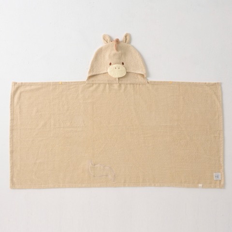 フード付きバスタオル