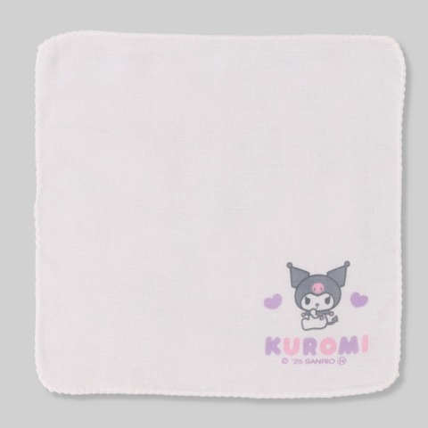 5枚組ガーゼハンカチ（クロミ）24㎝×24㎝