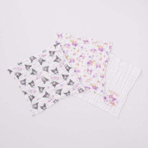 3枚組ガーゼハンカチ（クロミ）24㎝×24㎝