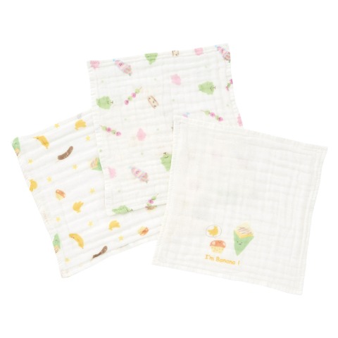 3枚組ガーゼハンカチ