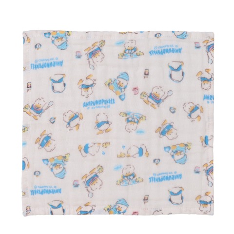 3枚組ガーゼハンカチ（24㎝×24㎝）　　あひるのペックル