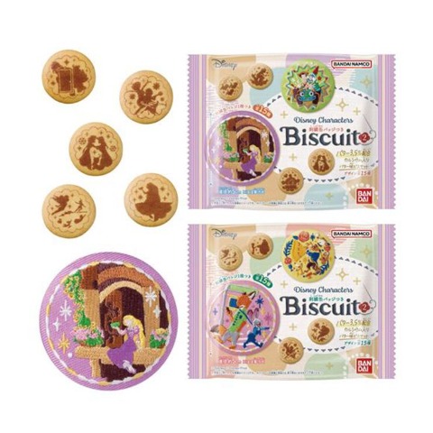 12個入BOX　Disney Characters 刺繍缶バッジビスケット2