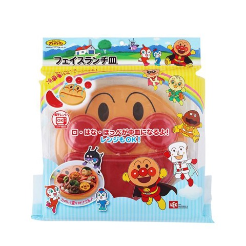 アンパンマン　フェイスランチ皿