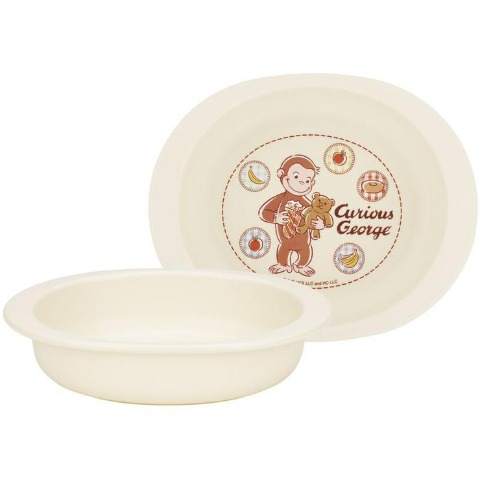 電子レンジ・食洗機対応小皿(おさるのジョージ）
