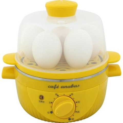 ゆで玉子名人・かんたん蒸し器