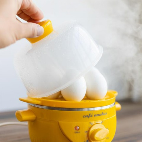 ゆで玉子名人・かんたん蒸し器