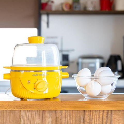 ゆで玉子名人・かんたん蒸し器
