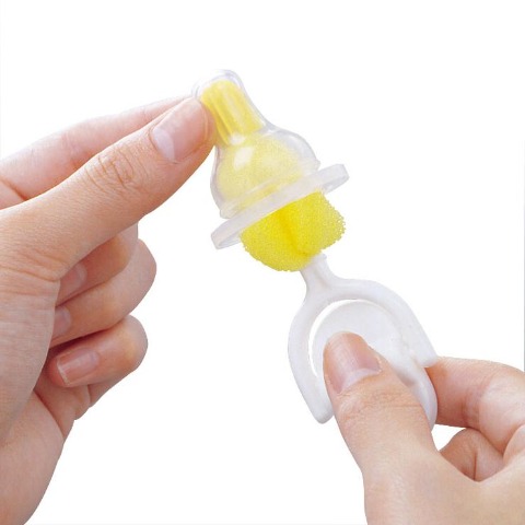 置くだけタッチ！乳首洗い