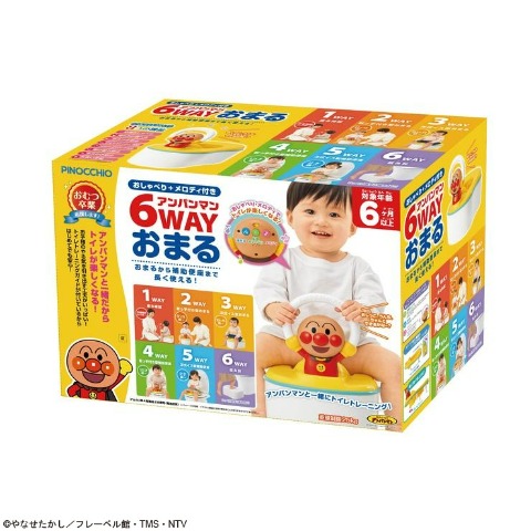 アンパンマン 6WAYおまる おしゃべり＋メロディ付き